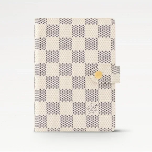 Authentic Louis Vuitton Damier Azur PM Agenda Cover w/ LV box & COA - Picture 1 of 10
